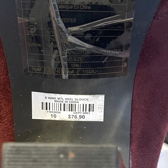 Limited Edition Torrid Boots -Burgundy - Picture 3 of 3